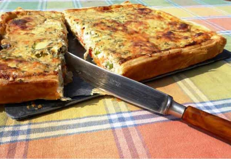 Terrina de verduras y setas al aceite de oliva