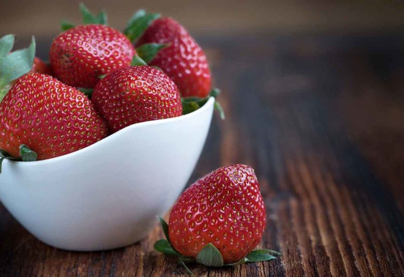 Fresas al natural
