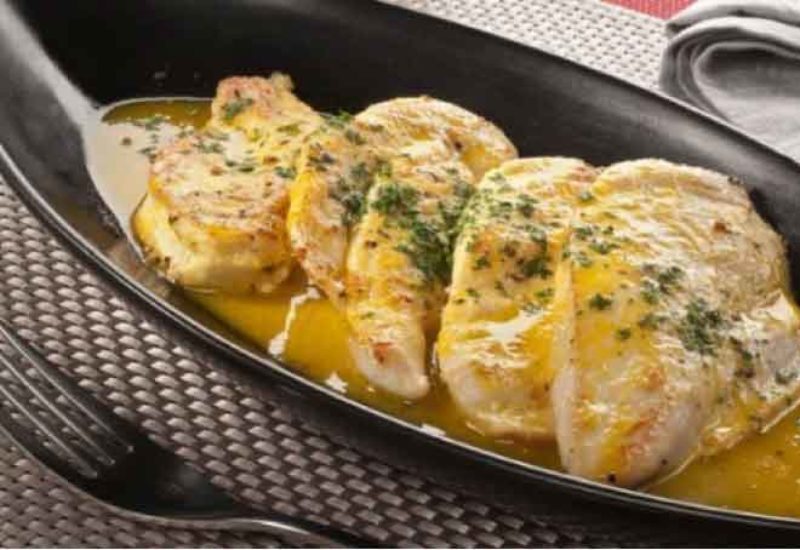 Filetes de pechuga de pollo al horno