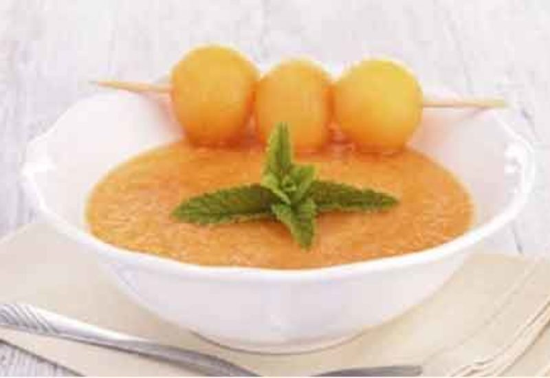 Sopa fría de melón